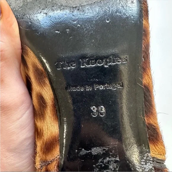 The Kooples Animal Print Ankle Booties 39 8.5 - Picture 11 of 12